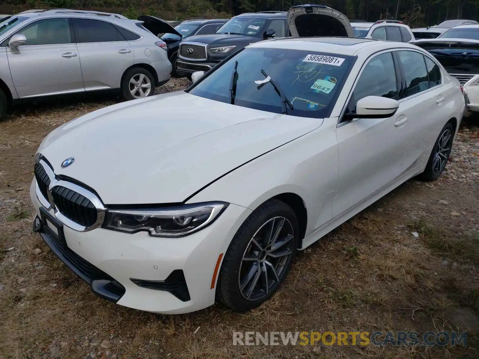 2 Photograph of a damaged car 3MW5R7J01L8B09321 BMW 3 SERIES 2020