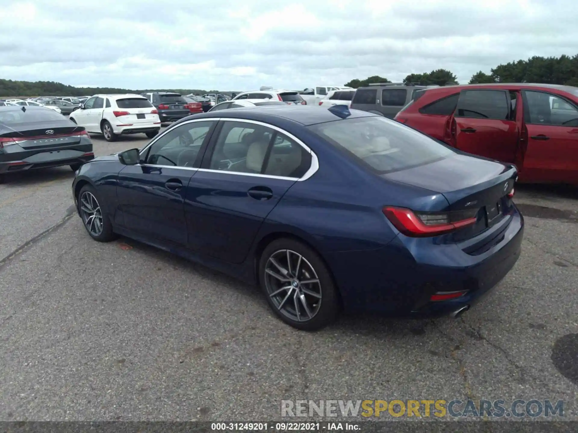 3 Photograph of a damaged car 3MW5R7J01L8B10758 BMW 3 SERIES 2020