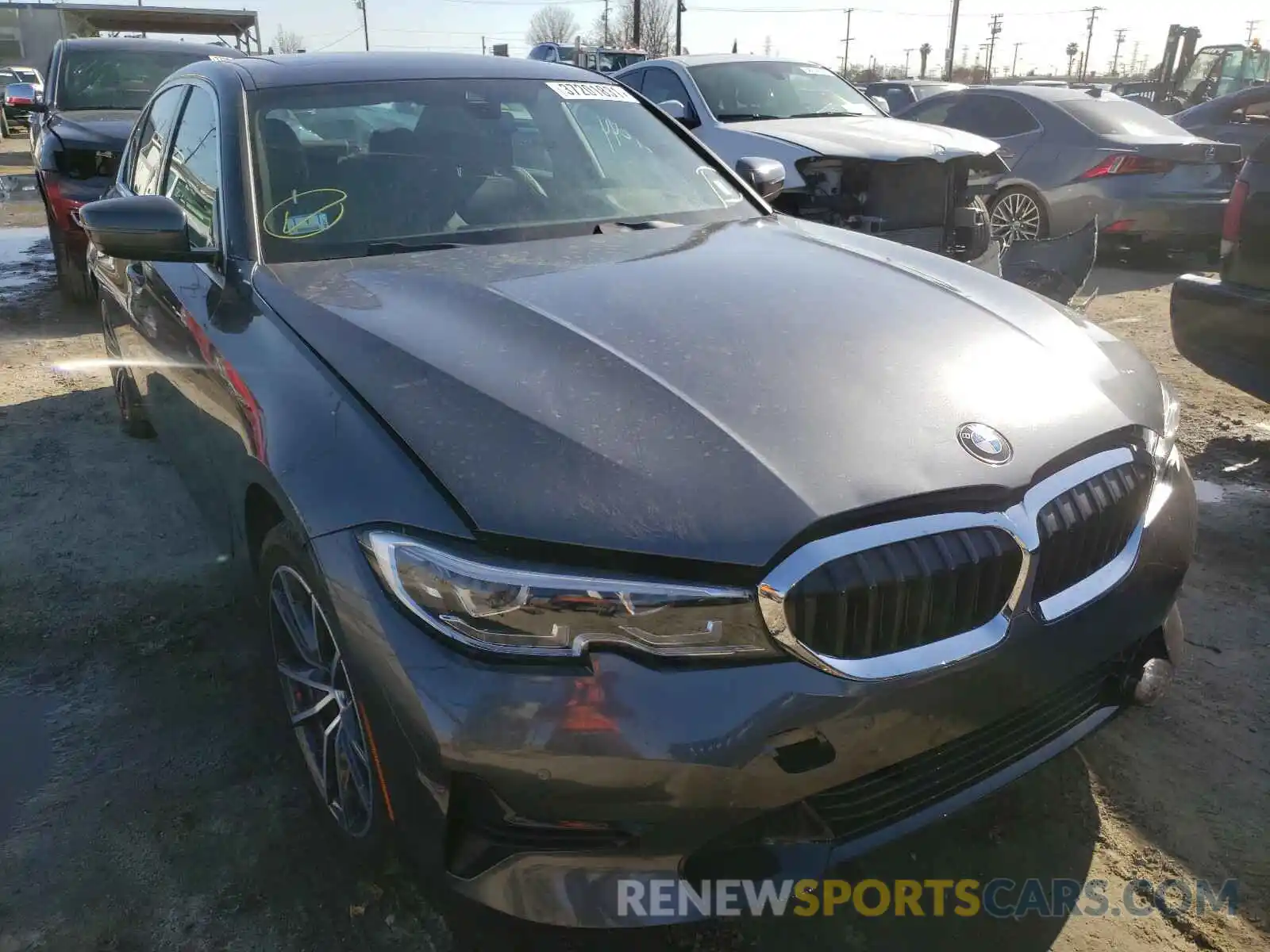 1 Photograph of a damaged car 3MW5R7J01L8B21243 BMW 3 SERIES 2020