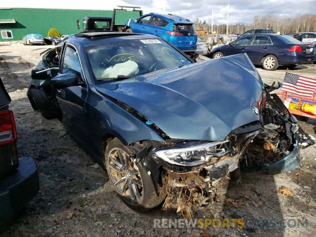 1 Photograph of a damaged car 3MW5R7J01L8B23266 BMW 3 SERIES 2020