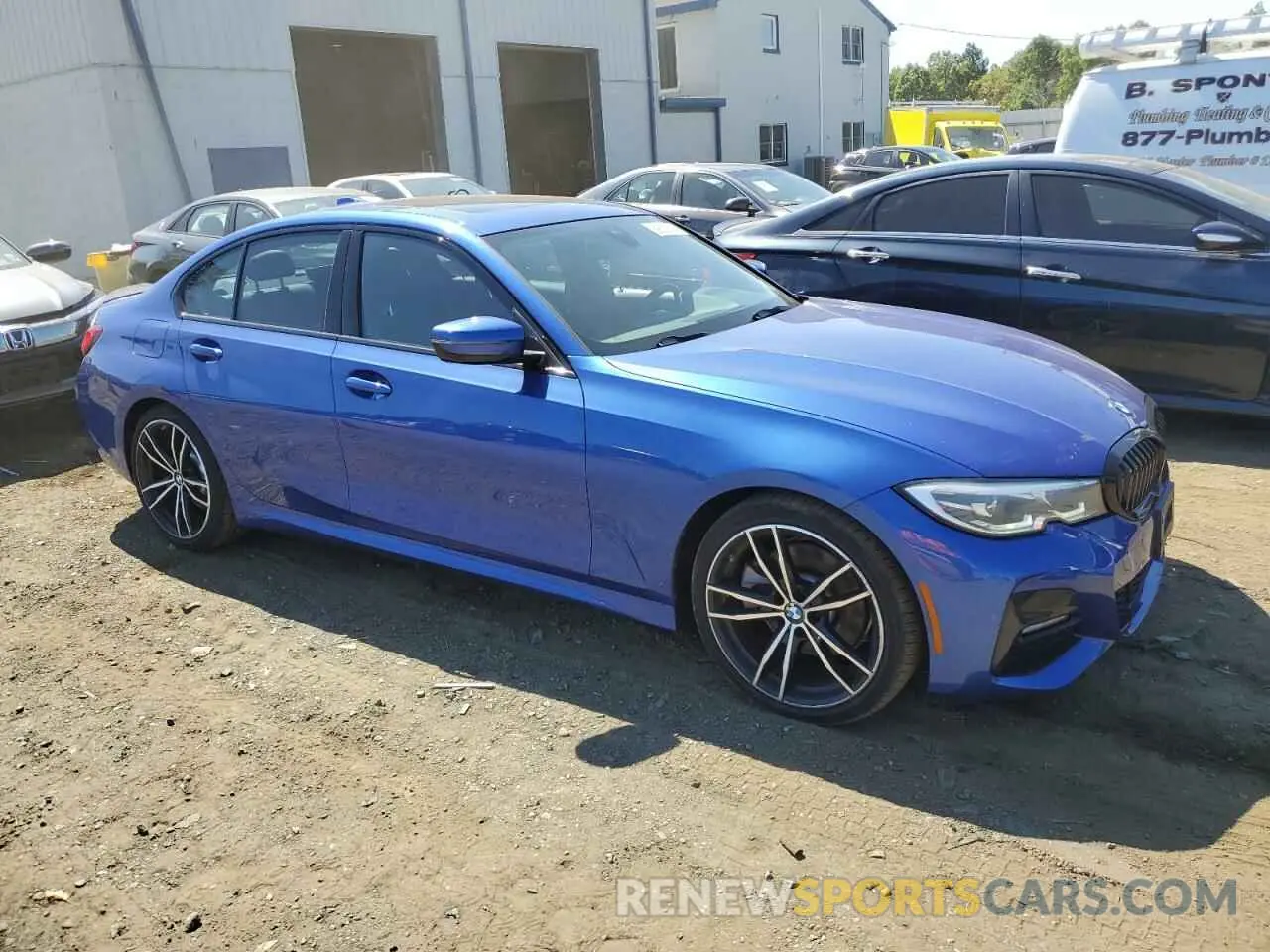 4 Photograph of a damaged car 3MW5R7J01L8B32453 BMW 3 SERIES 2020