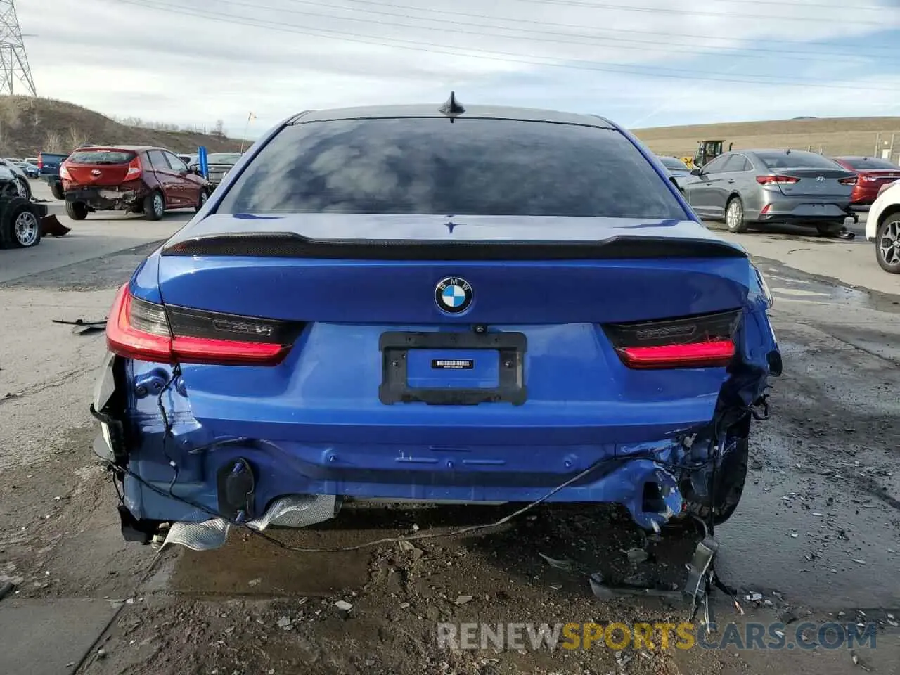 6 Photograph of a damaged car 3MW5R7J02L8B06928 BMW 3 SERIES 2020