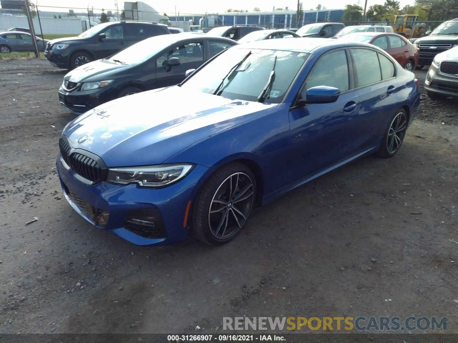 2 Photograph of a damaged car 3MW5R7J02L8B16424 BMW 3 SERIES 2020