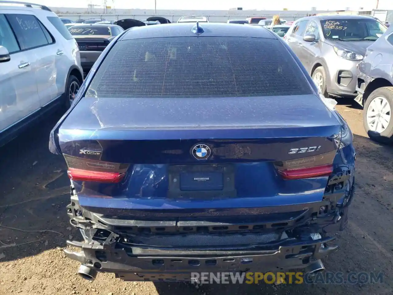 6 Photograph of a damaged car 3MW5R7J02L8B17833 BMW 3 SERIES 2020