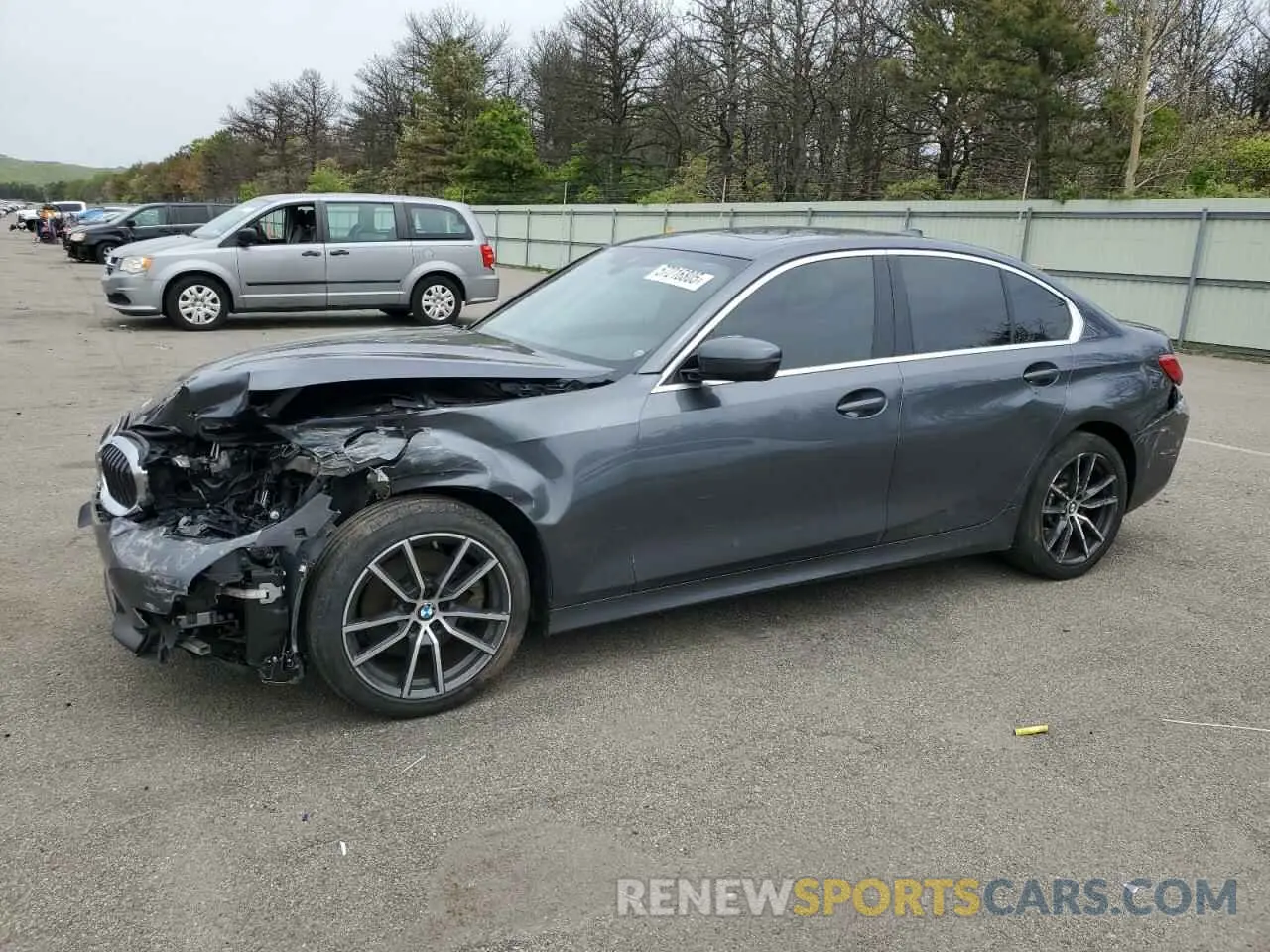 1 Photograph of a damaged car 3MW5R7J02L8B19114 BMW 3 SERIES 2020