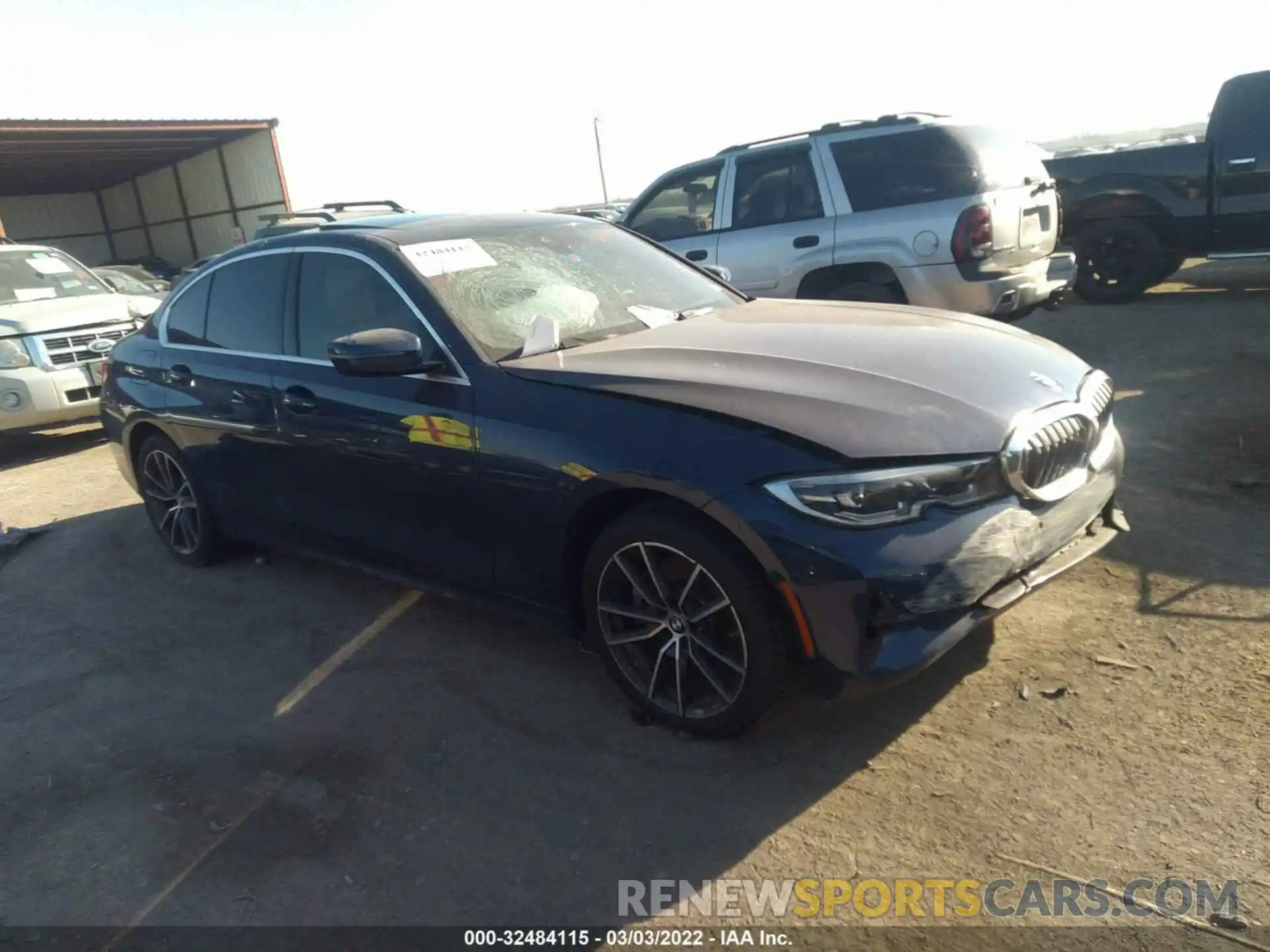 1 Photograph of a damaged car 3MW5R7J02L8B20117 BMW 3 SERIES 2020