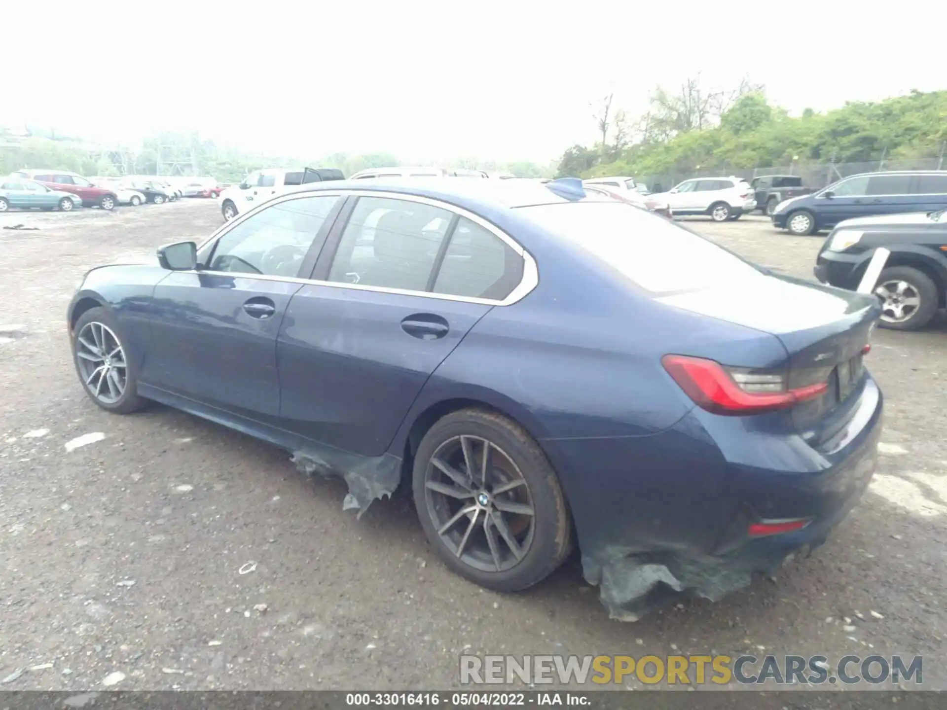 3 Photograph of a damaged car 3MW5R7J02L8B20294 BMW 3 SERIES 2020