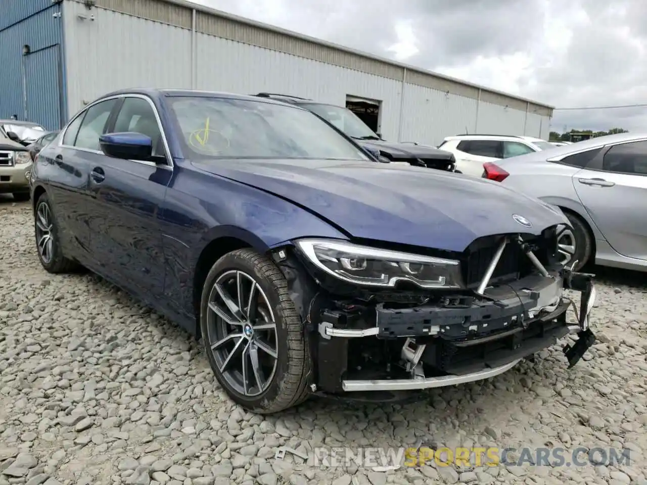 1 Photograph of a damaged car 3MW5R7J02L8B28489 BMW 3 SERIES 2020