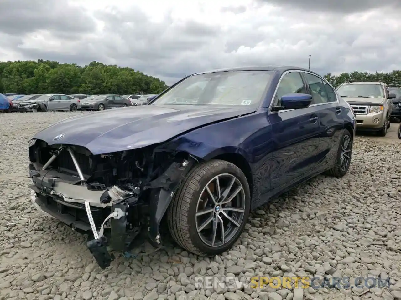 2 Photograph of a damaged car 3MW5R7J02L8B28489 BMW 3 SERIES 2020