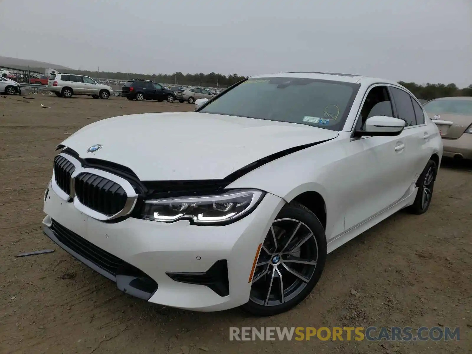 2 Photograph of a damaged car 3MW5R7J02L8B29366 BMW 3 SERIES 2020