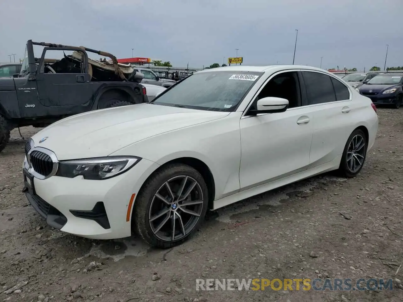 1 Photograph of a damaged car 3MW5R7J02L8B38844 BMW 3 SERIES 2020