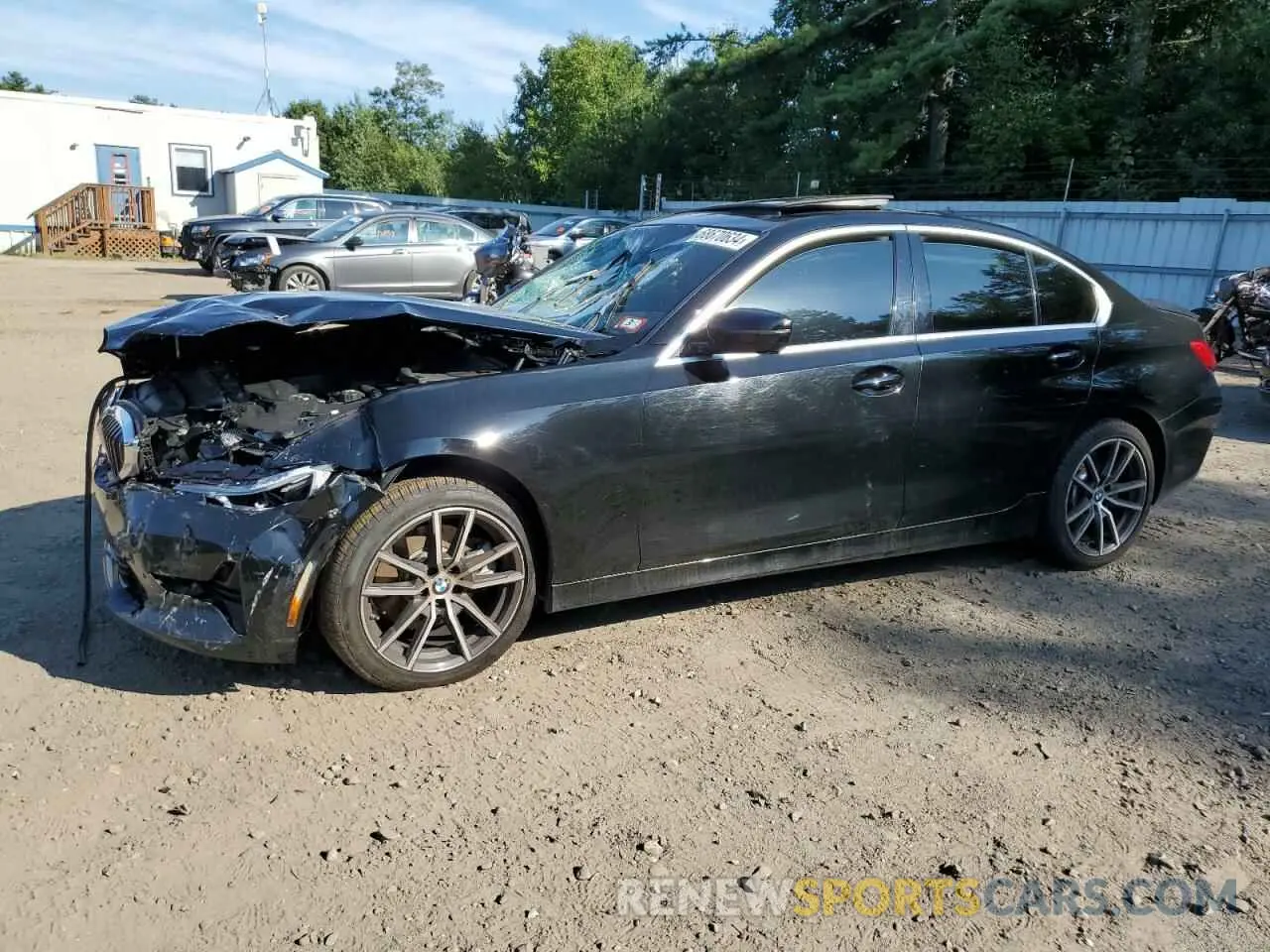 1 Photograph of a damaged car 3MW5R7J03L8B04458 BMW 3 SERIES 2020