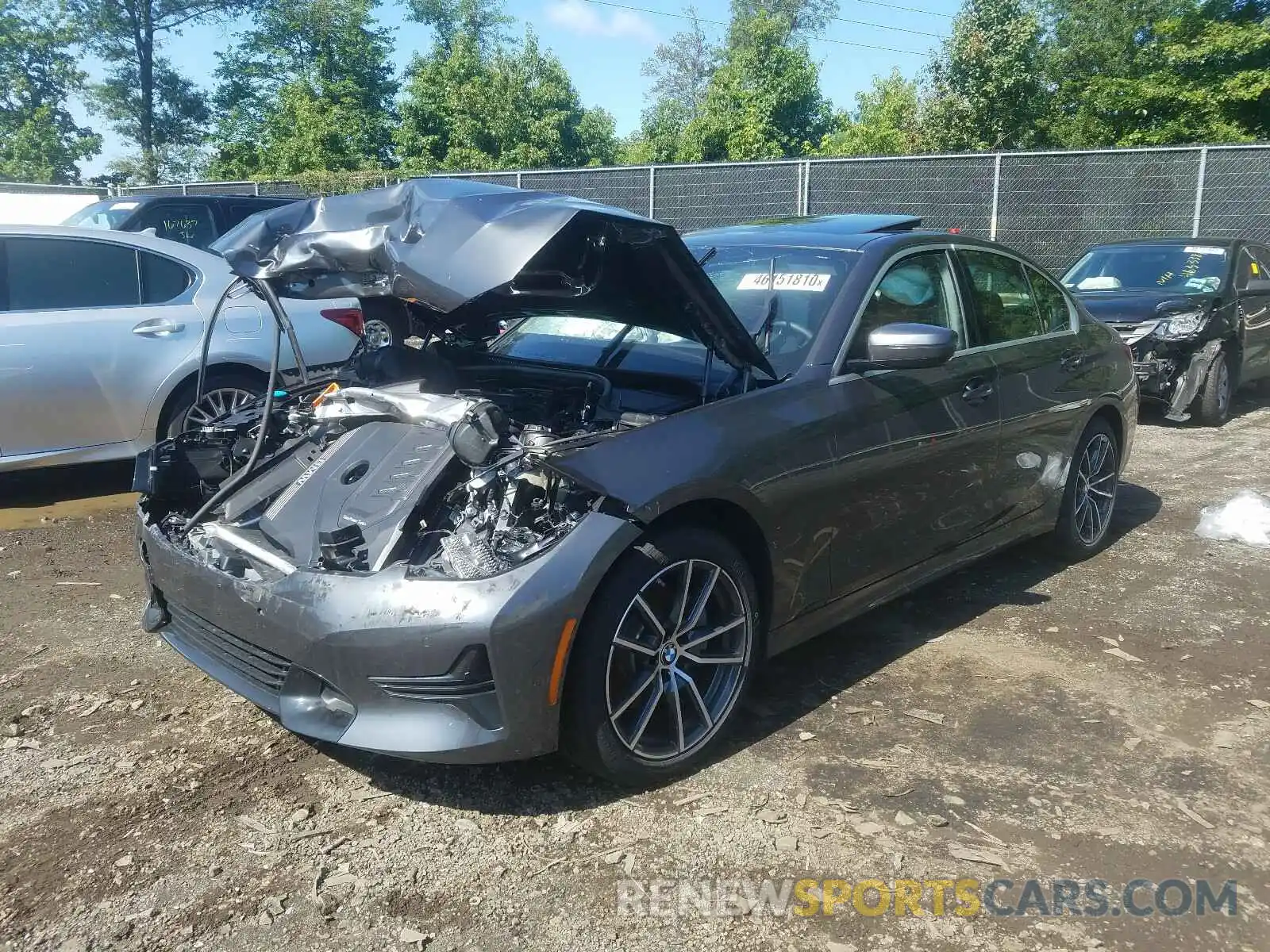 2 Photograph of a damaged car 3MW5R7J03L8B11281 BMW 3 SERIES 2020