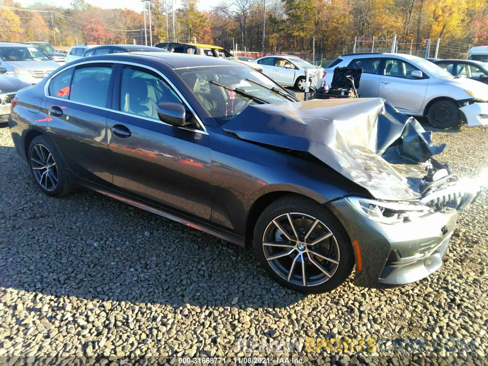 1 Photograph of a damaged car 3MW5R7J03L8B11457 BMW 3 SERIES 2020