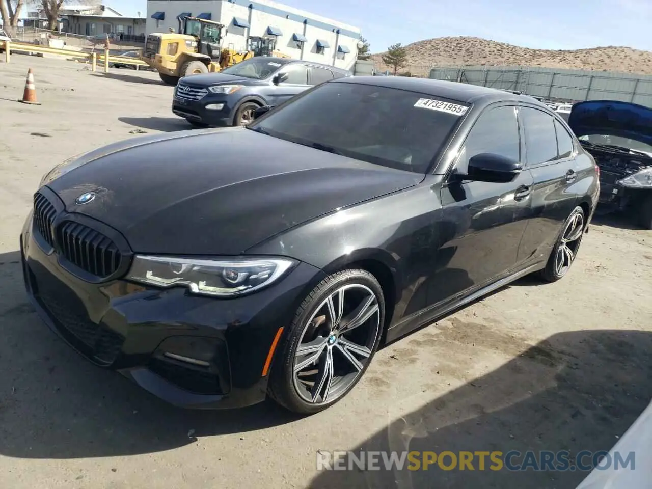1 Photograph of a damaged car 3MW5R7J03L8B12284 BMW 3 SERIES 2020