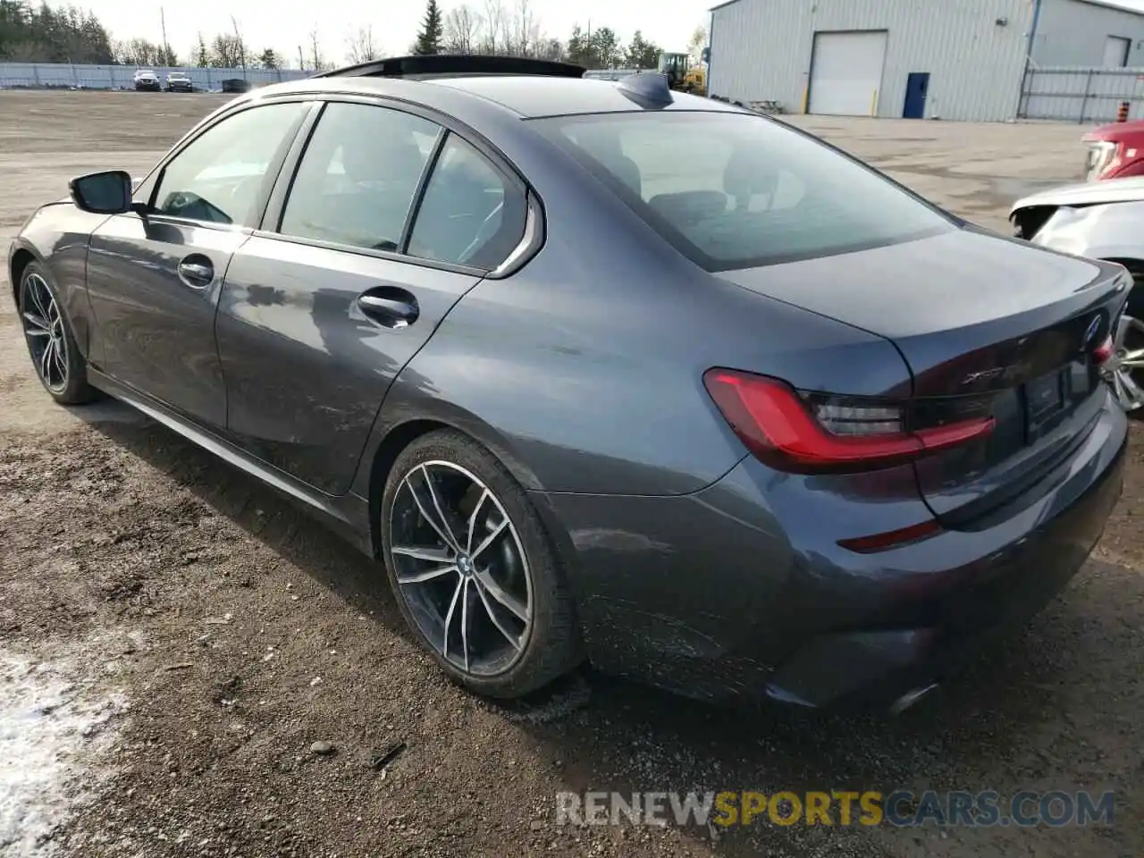 2 Photograph of a damaged car 3MW5R7J03L8B17937 BMW 3 SERIES 2020