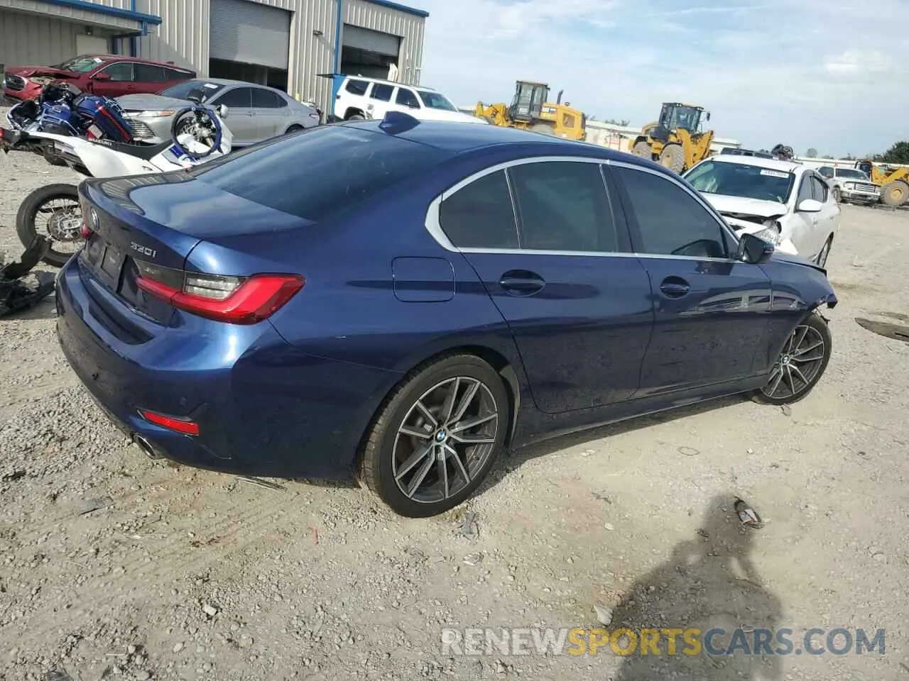 3 Photograph of a damaged car 3MW5R7J03L8B21406 BMW 3 SERIES 2020