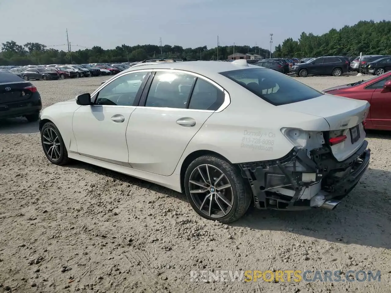 2 Photograph of a damaged car 3MW5R7J03L8B29621 BMW 3 SERIES 2020