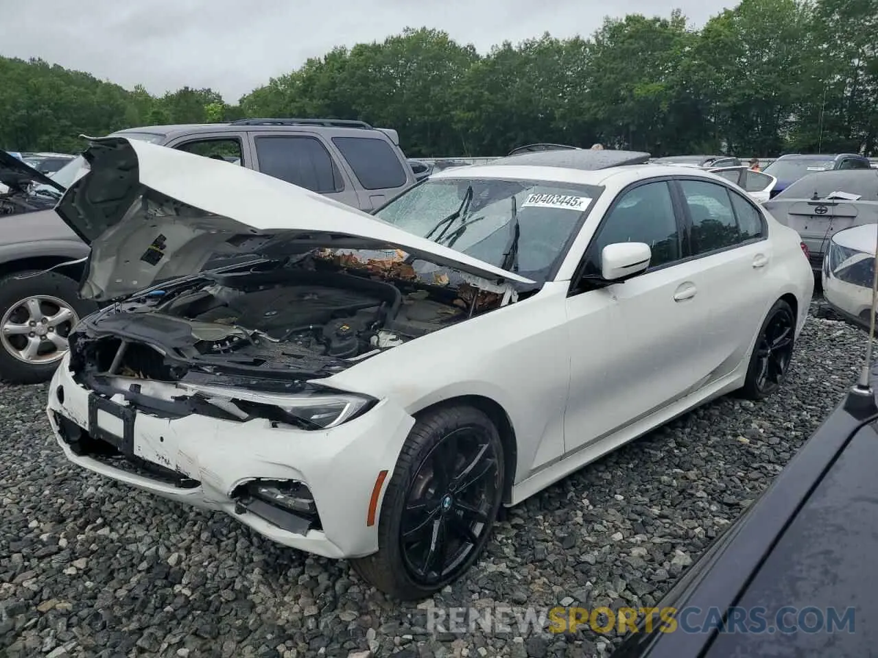 1 Photograph of a damaged car 3MW5R7J04L8B06882 BMW 3 SERIES 2020