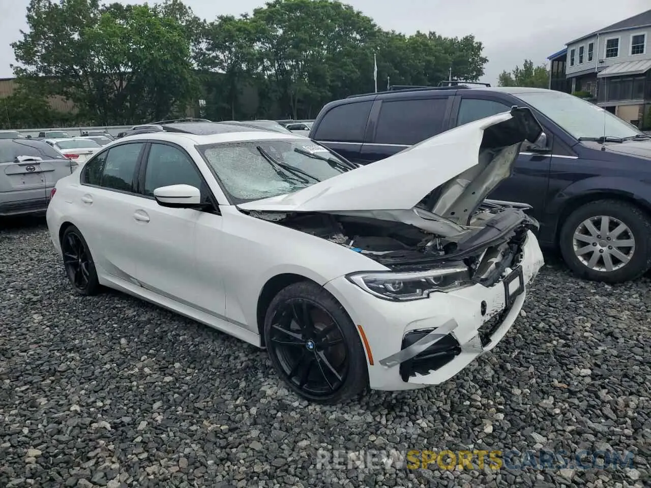 4 Photograph of a damaged car 3MW5R7J04L8B06882 BMW 3 SERIES 2020