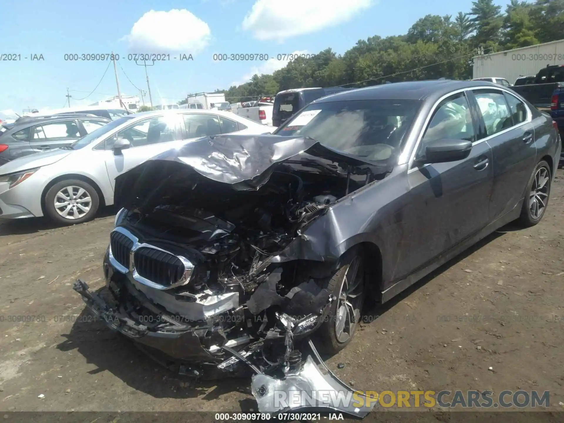 6 Photograph of a damaged car 3MW5R7J04L8B14304 BMW 3 SERIES 2020