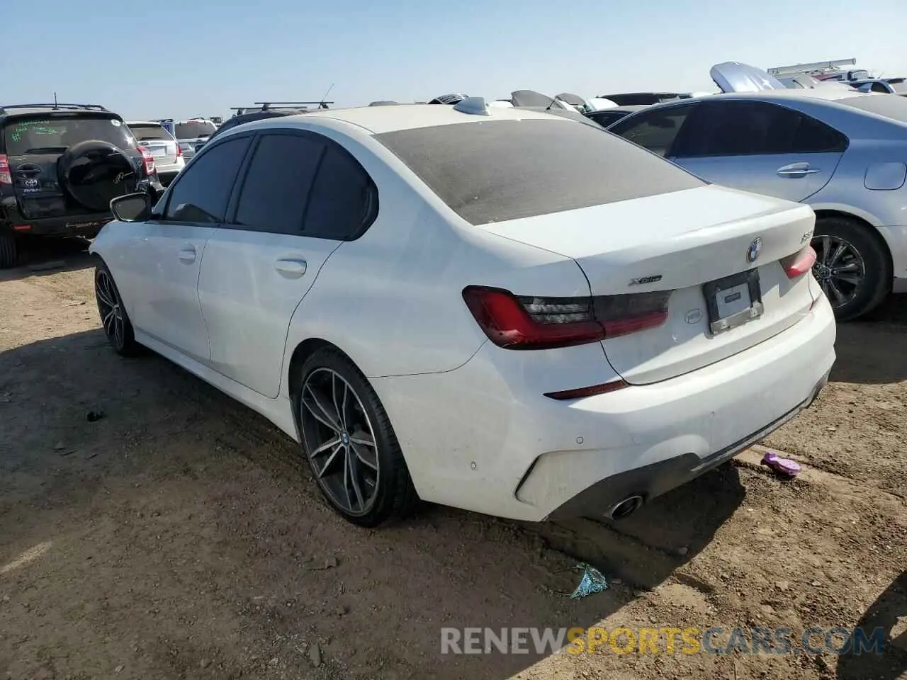 2 Photograph of a damaged car 3MW5R7J04L8B15615 BMW 3 SERIES 2020