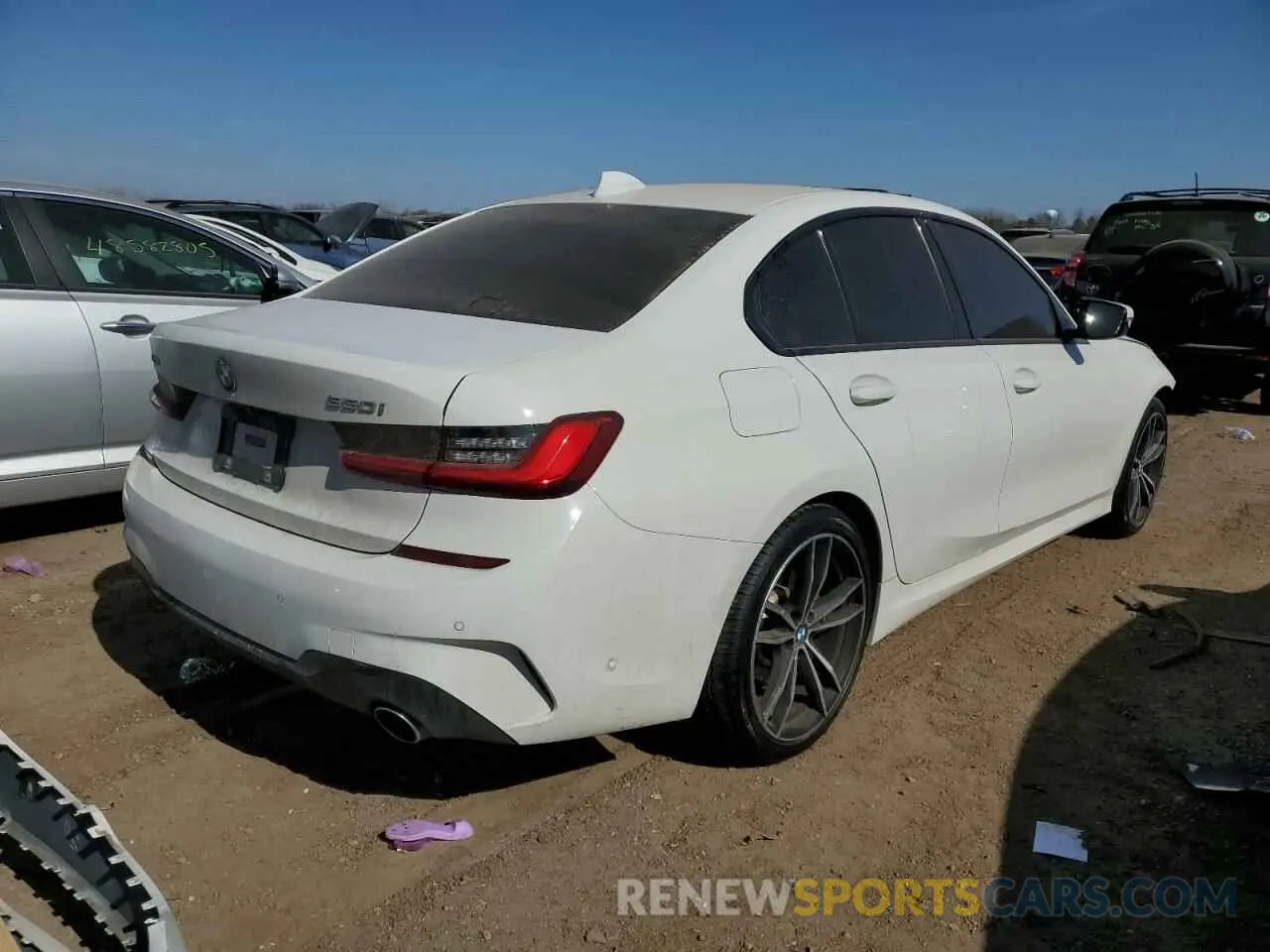 3 Photograph of a damaged car 3MW5R7J04L8B15615 BMW 3 SERIES 2020