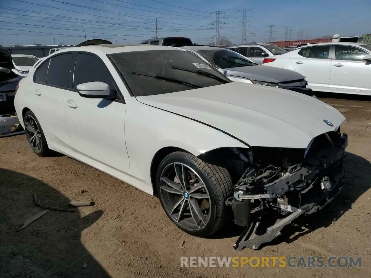 4 Photograph of a damaged car 3MW5R7J04L8B15615 BMW 3 SERIES 2020