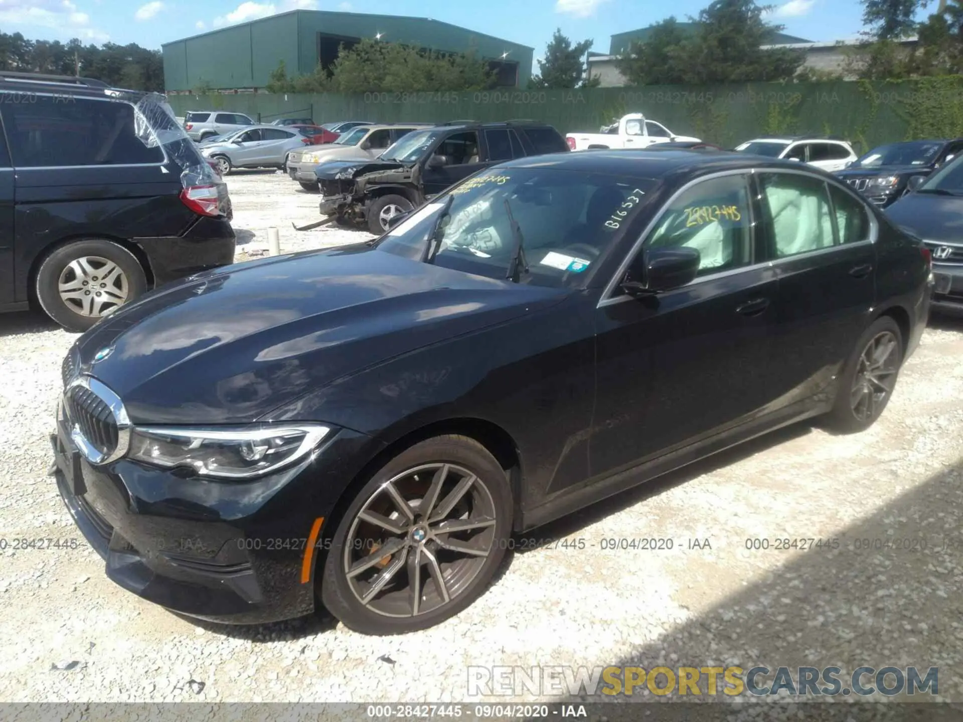 2 Photograph of a damaged car 3MW5R7J04L8B16537 BMW 3 SERIES 2020