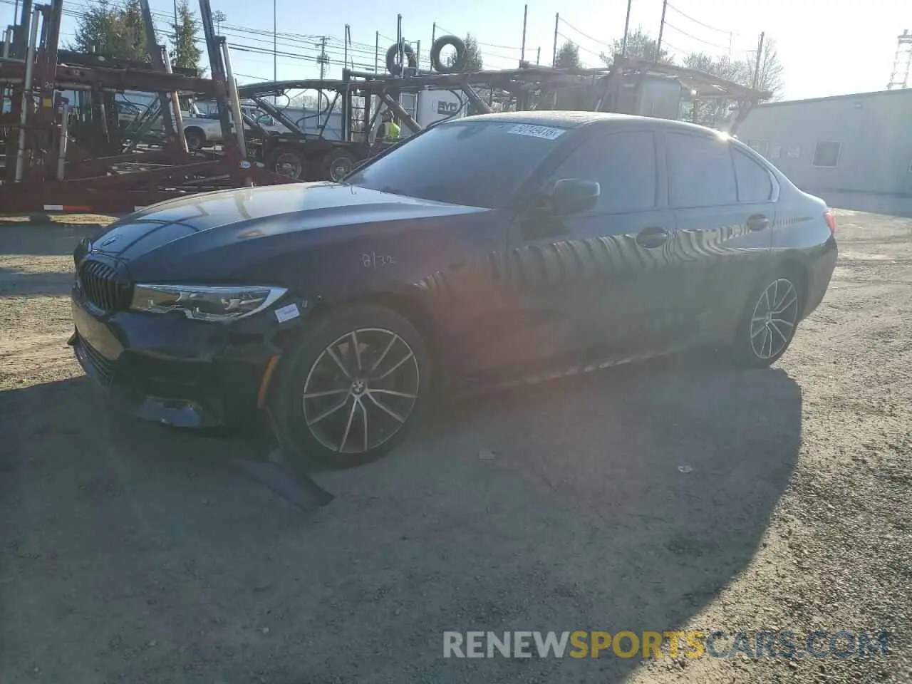 1 Photograph of a damaged car 3MW5R7J04L8B23519 BMW 3 SERIES 2020