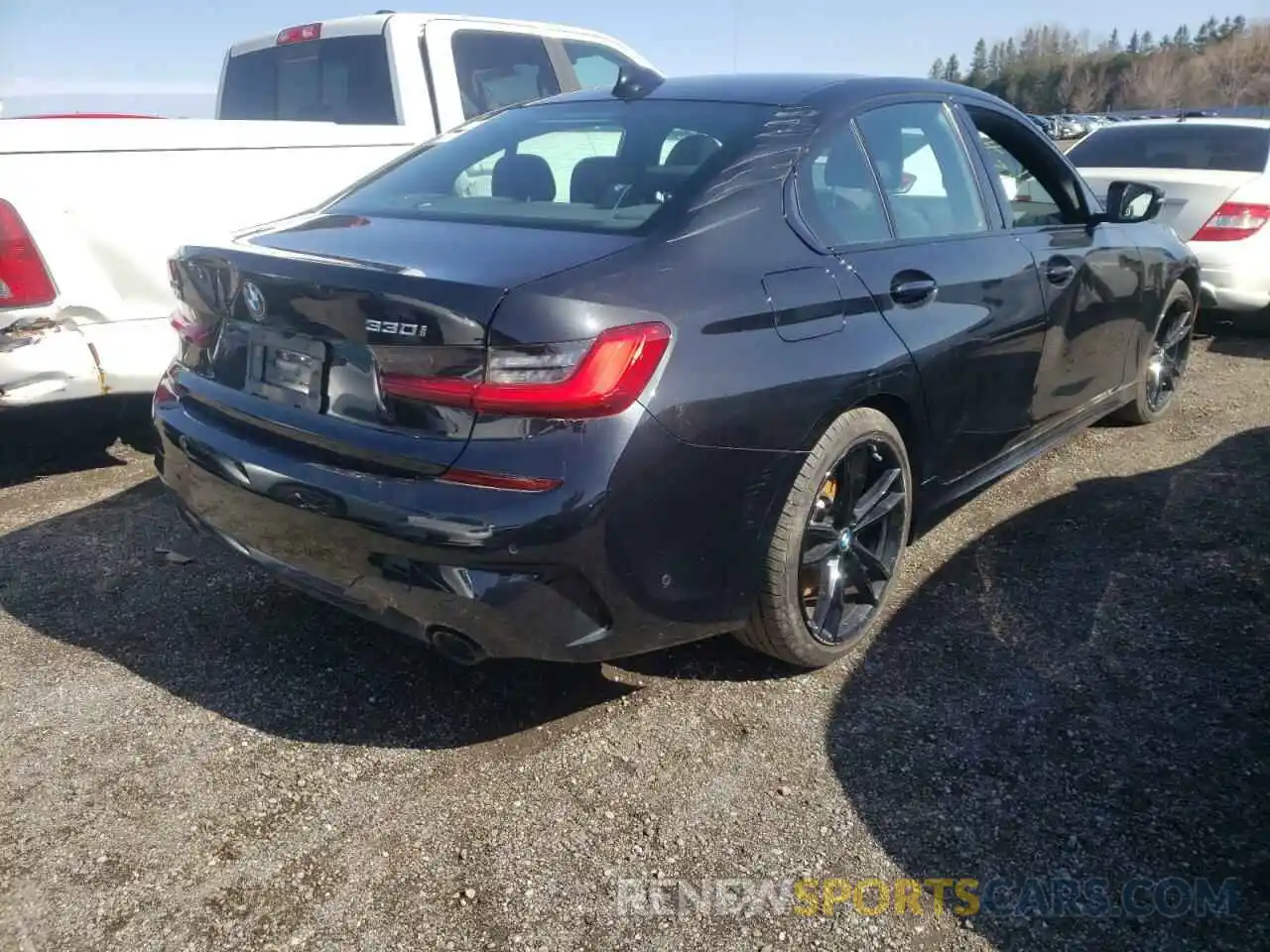 4 Photograph of a damaged car 3MW5R7J04L8B32916 BMW 3 SERIES 2020