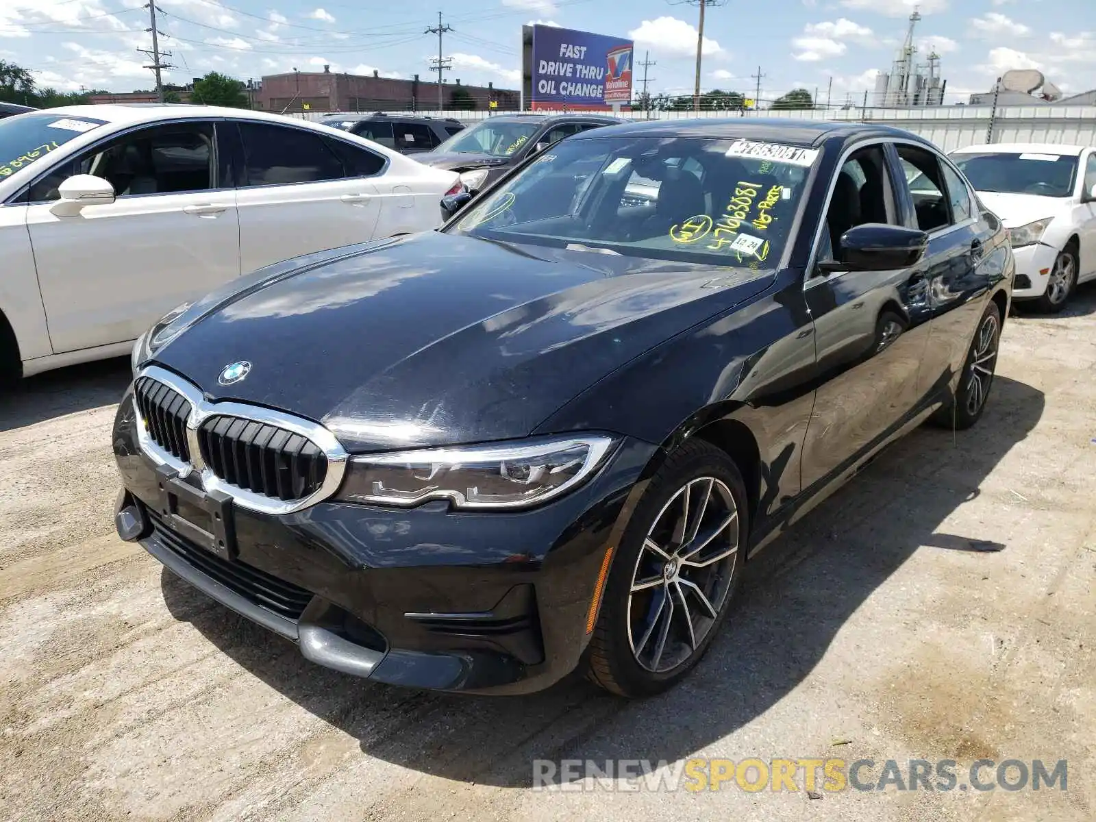 2 Photograph of a damaged car 3MW5R7J05L8B08897 BMW 3 SERIES 2020