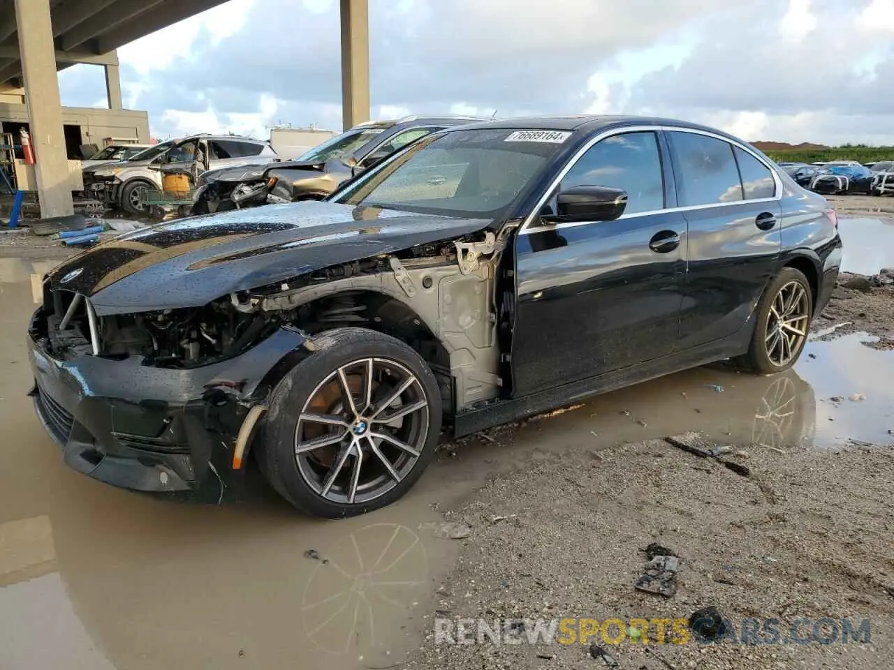 1 Photograph of a damaged car 3MW5R7J05L8B09435 BMW 3 SERIES 2020