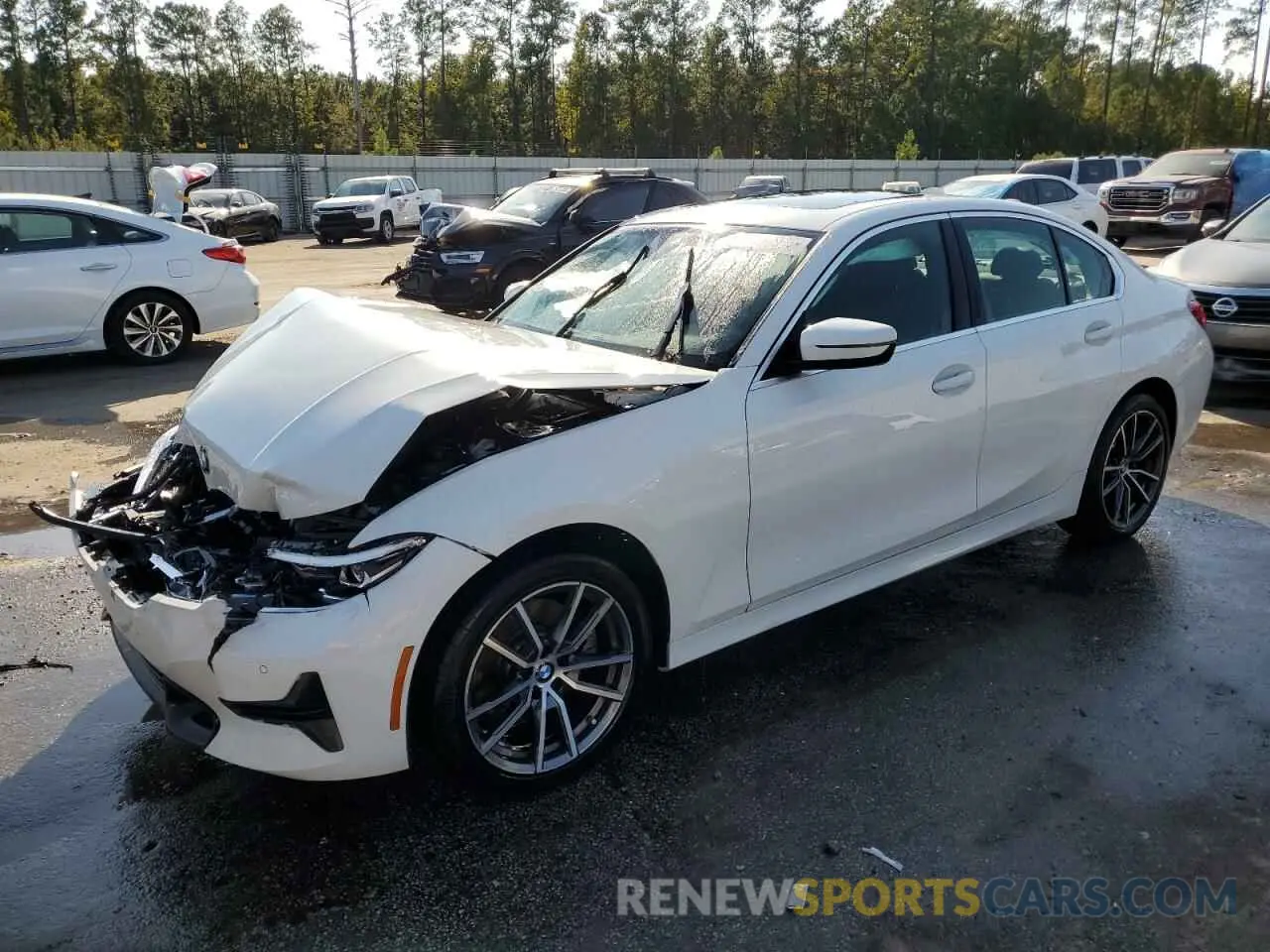 1 Photograph of a damaged car 3MW5R7J05L8B17910 BMW 3 SERIES 2020