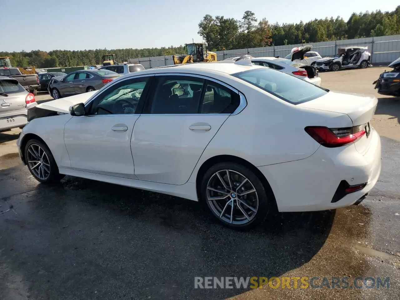 2 Photograph of a damaged car 3MW5R7J05L8B17910 BMW 3 SERIES 2020