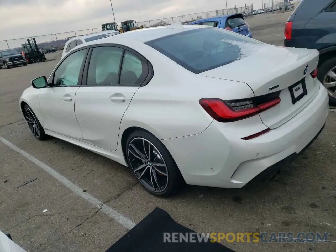 2 Photograph of a damaged car 3MW5R7J05L8B26106 BMW 3 SERIES 2020