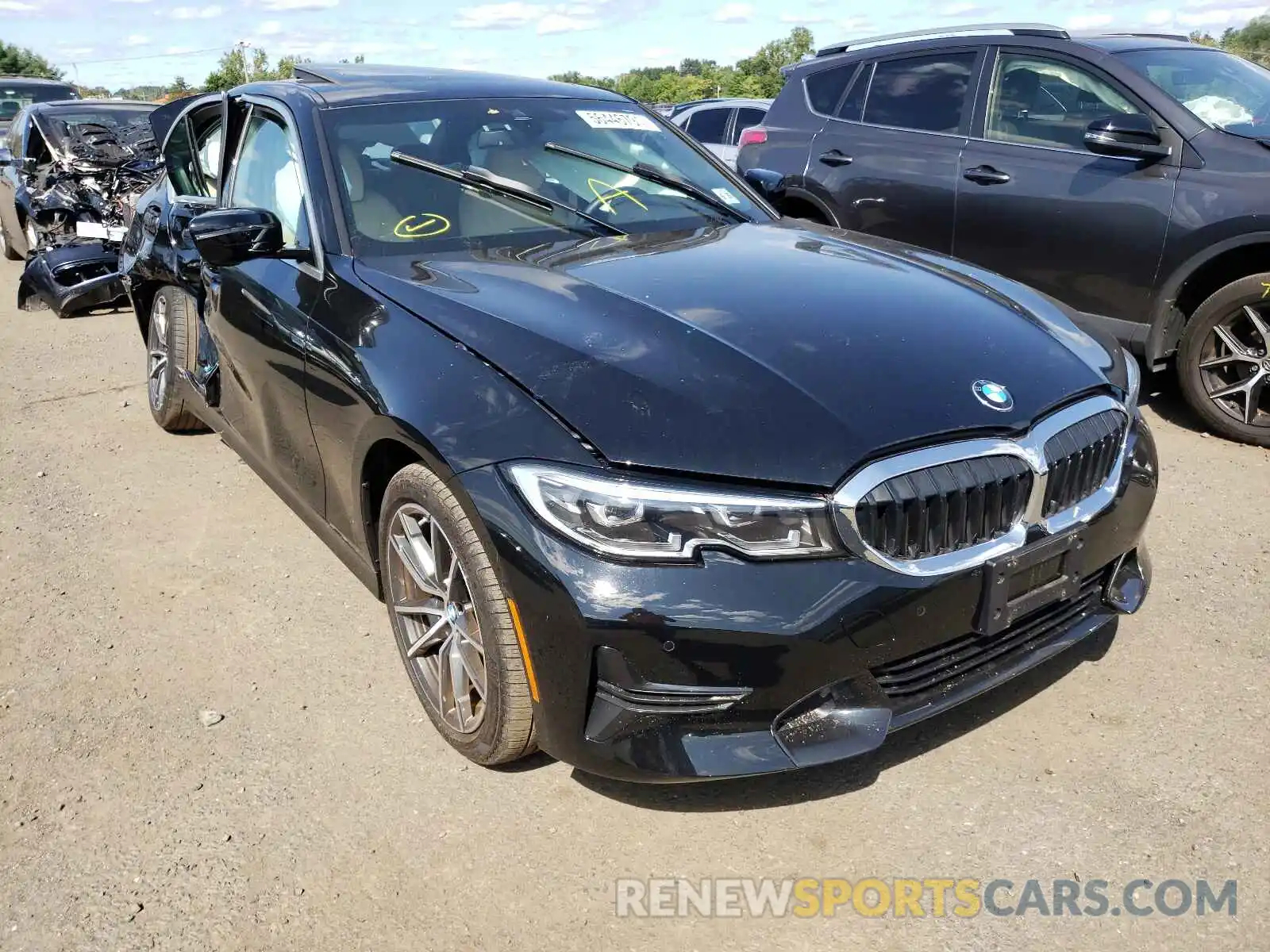 1 Photograph of a damaged car 3MW5R7J05L8B28700 BMW 3 SERIES 2020