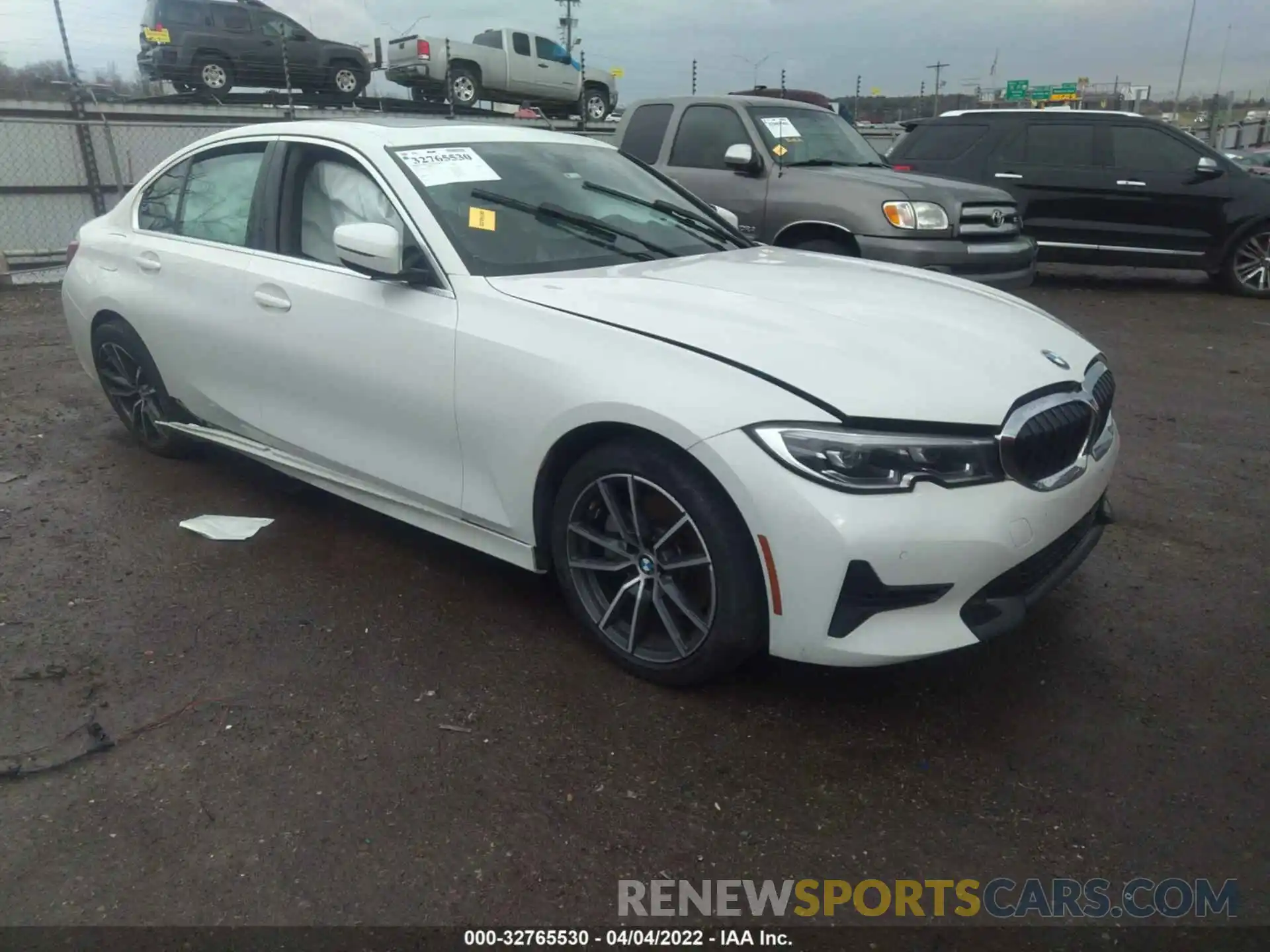 1 Photograph of a damaged car 3MW5R7J06L8B03837 BMW 3 SERIES 2020