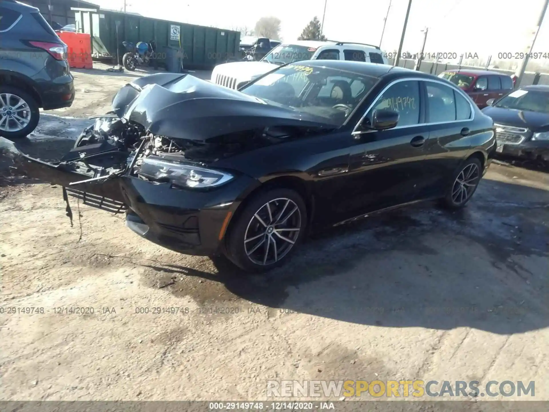 2 Photograph of a damaged car 3MW5R7J06L8B07807 BMW 3 SERIES 2020