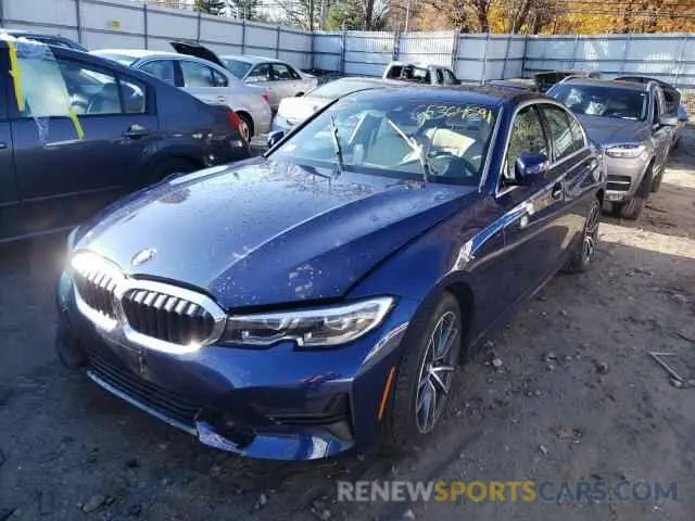 2 Photograph of a damaged car 3MW5R7J06L8B14692 BMW 3 SERIES 2020