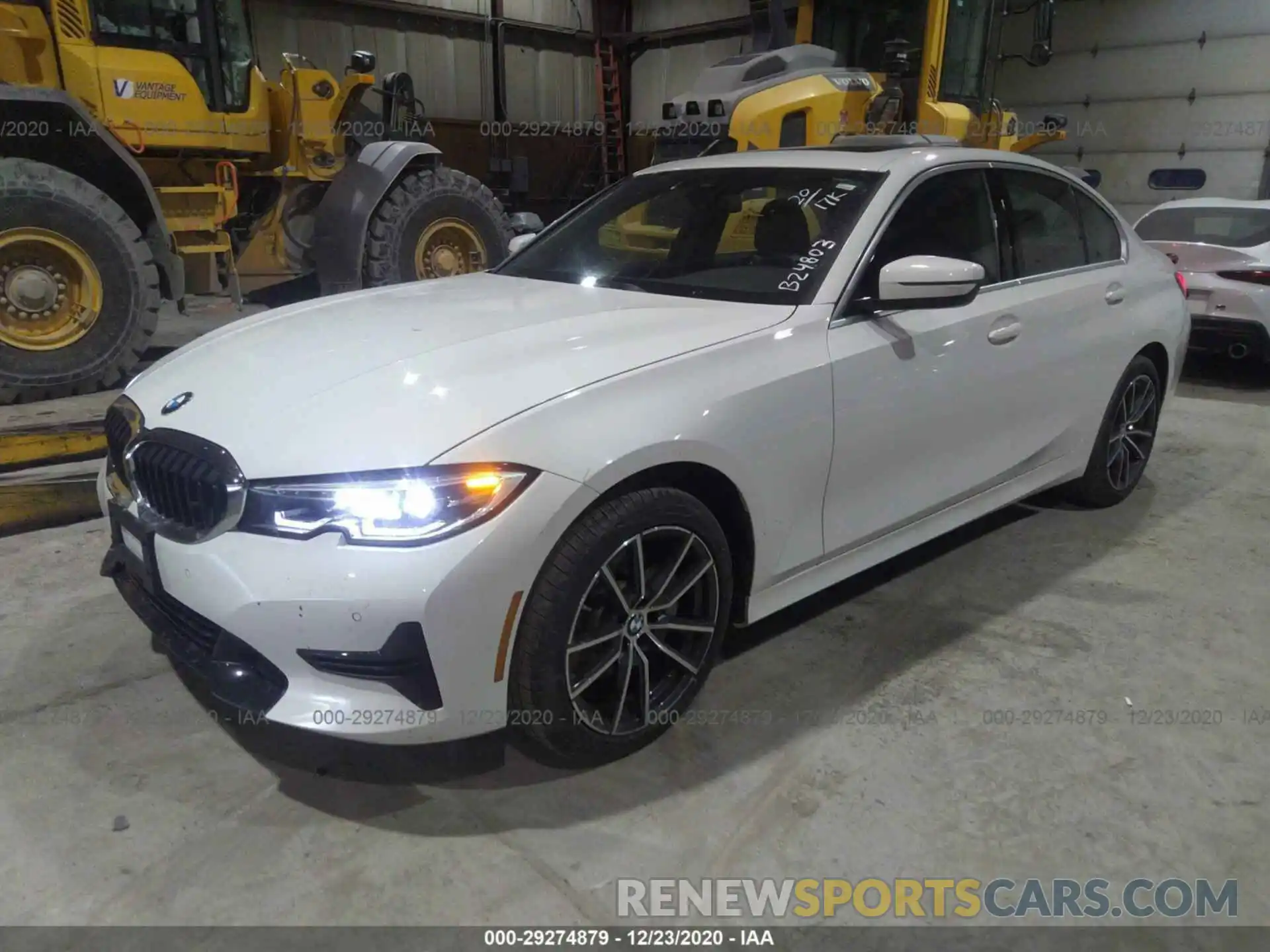 2 Photograph of a damaged car 3MW5R7J06L8B24803 BMW 3 SERIES 2020