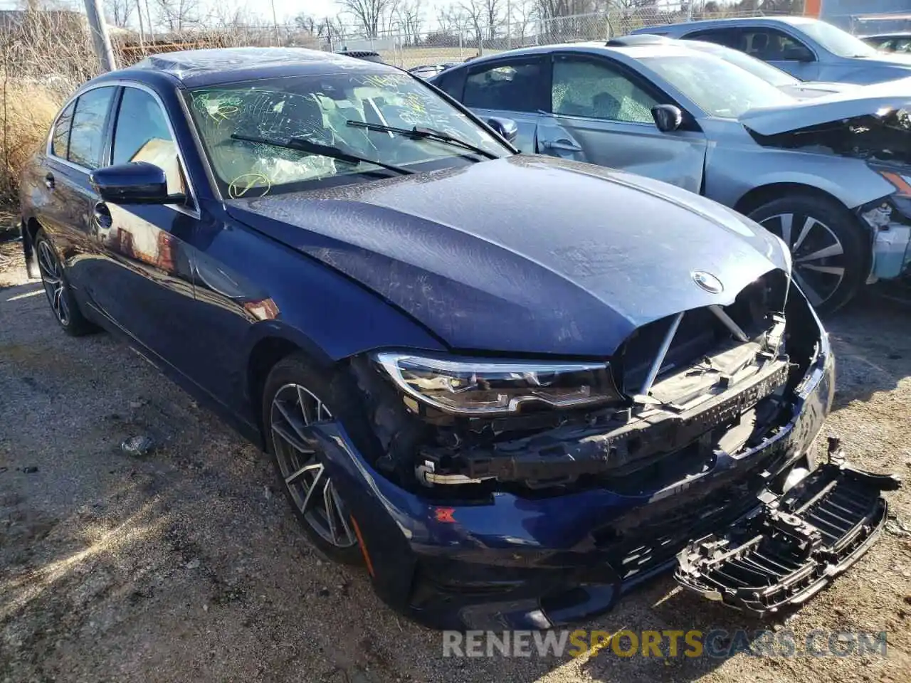 1 Photograph of a damaged car 3MW5R7J06L8B27524 BMW 3 SERIES 2020