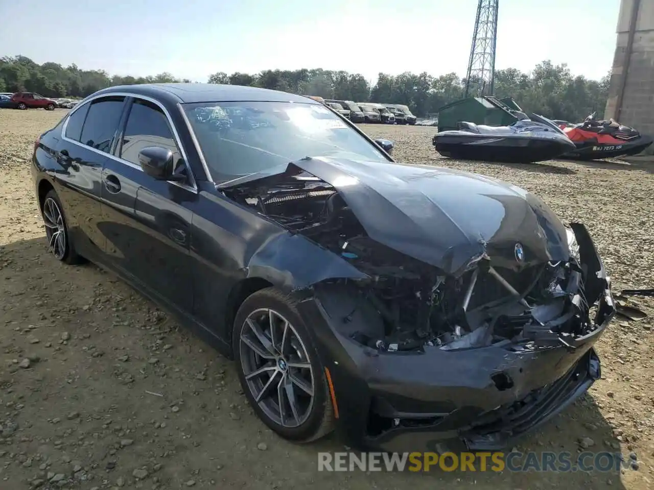 1 Photograph of a damaged car 3MW5R7J06L8B27622 BMW 3 SERIES 2020