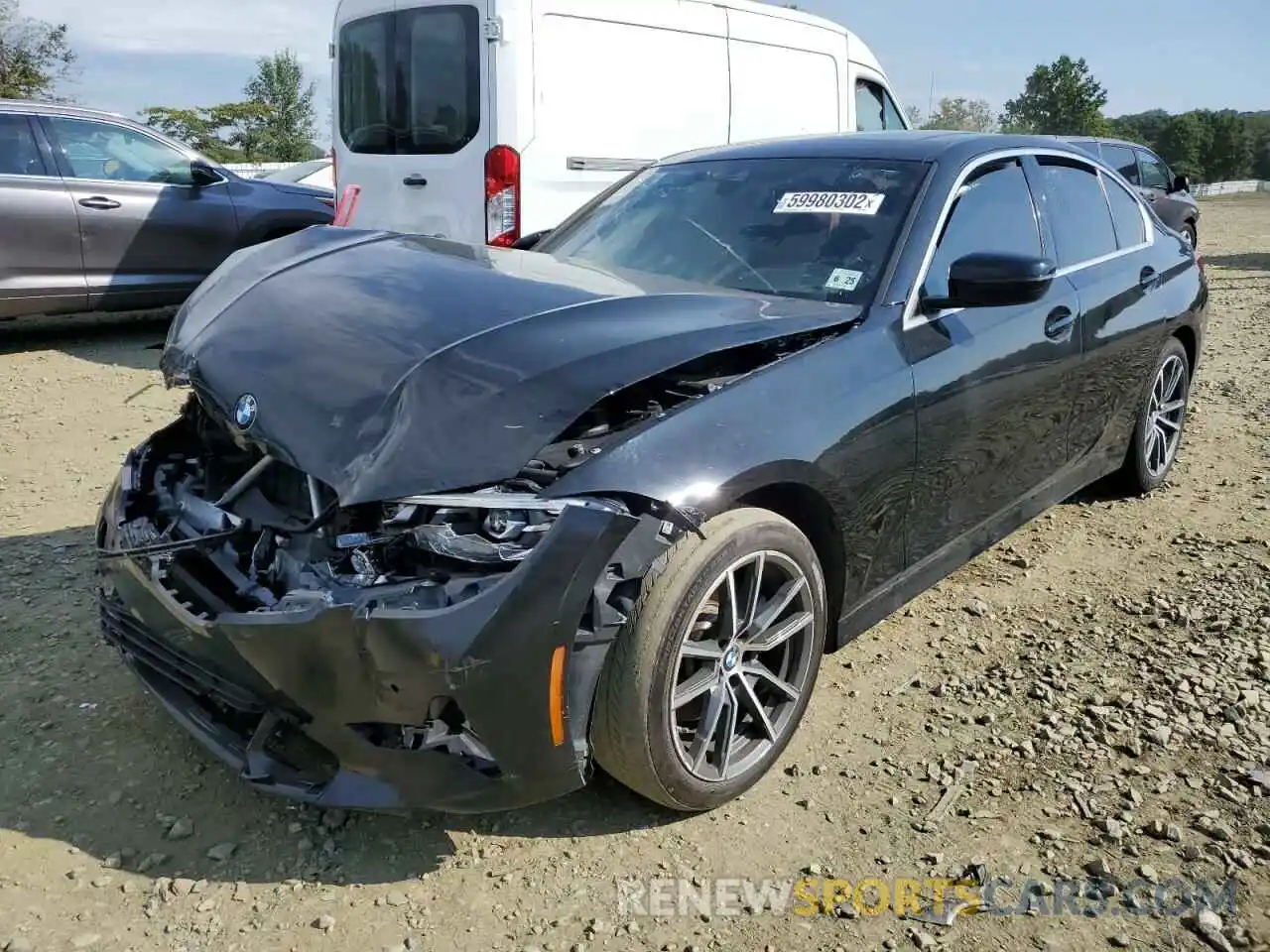 2 Photograph of a damaged car 3MW5R7J06L8B27622 BMW 3 SERIES 2020