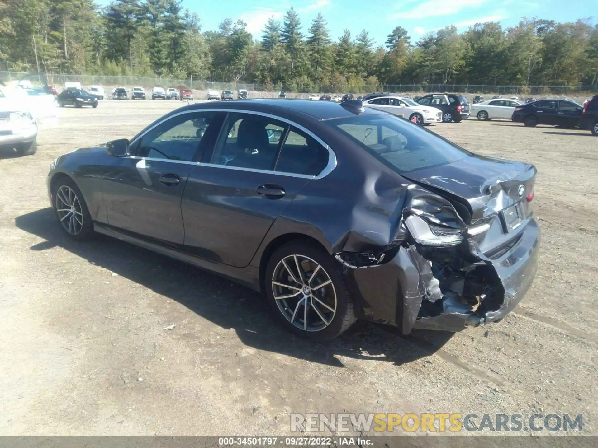 3 Photograph of a damaged car 3MW5R7J07L8B09565 BMW 3 SERIES 2020