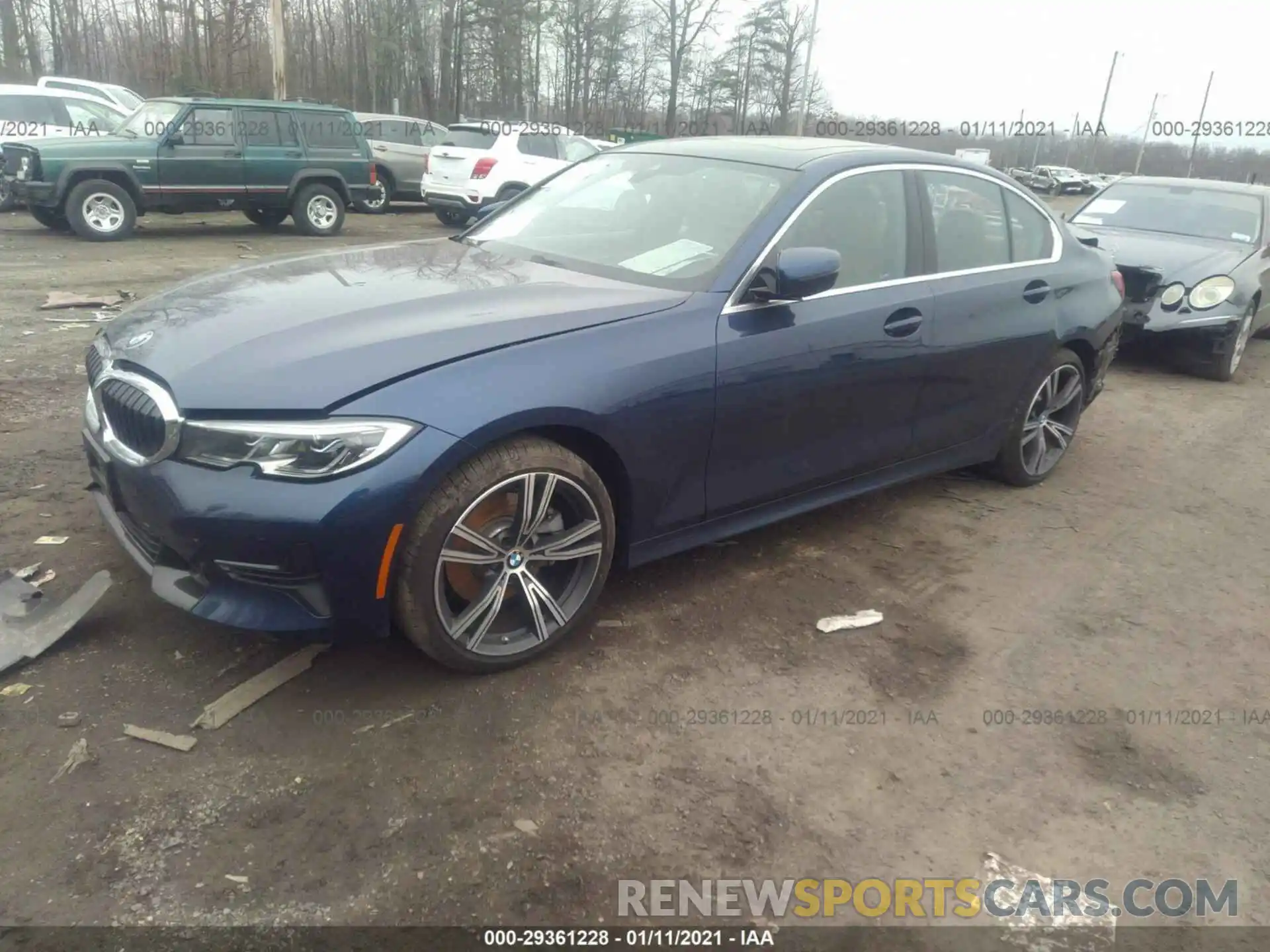 2 Photograph of a damaged car 3MW5R7J07L8B09596 BMW 3 SERIES 2020