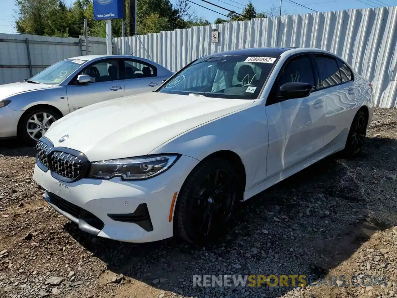 2 Photograph of a damaged car 3MW5R7J07L8B10506 BMW 3 SERIES 2020