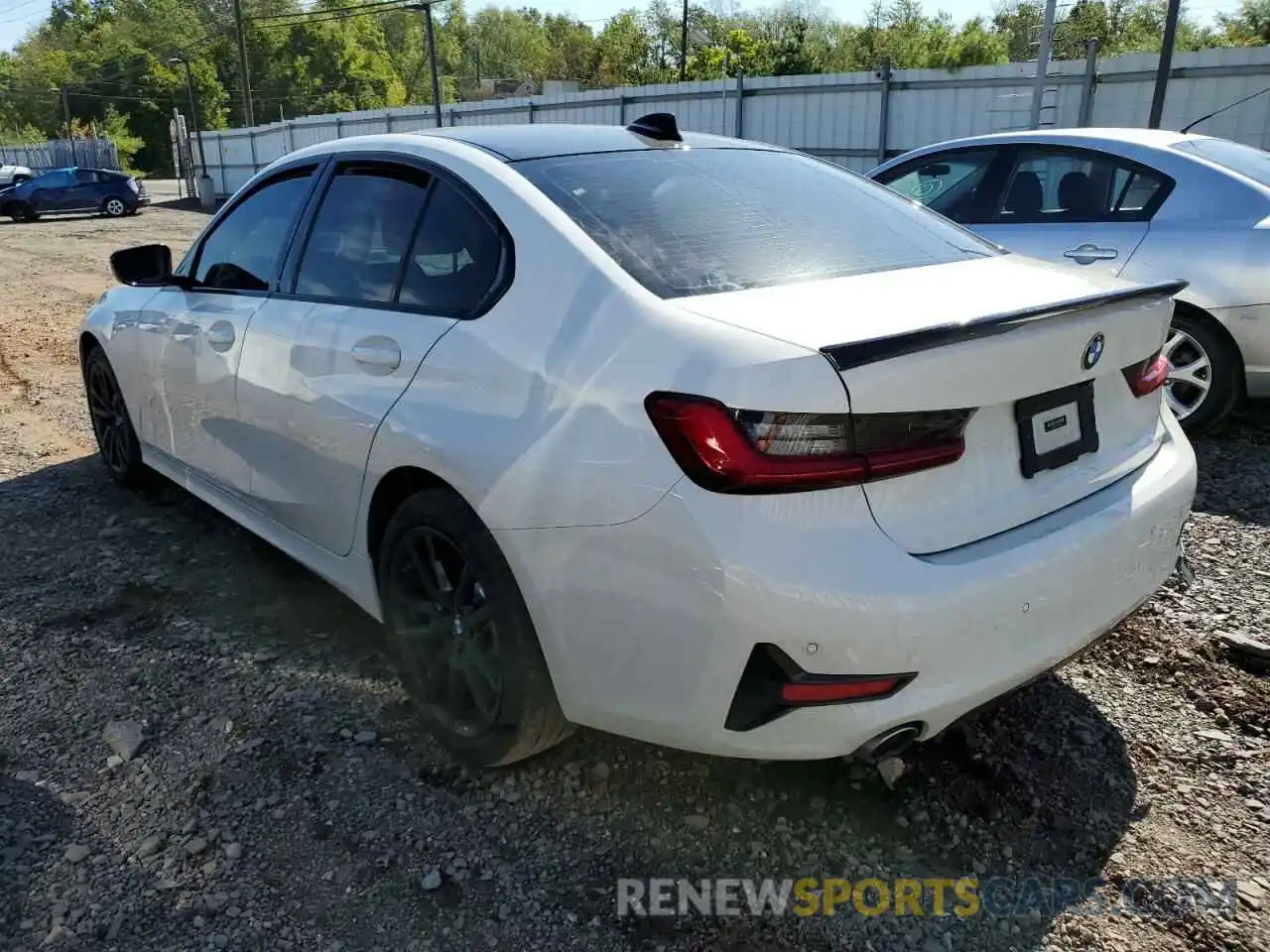 3 Photograph of a damaged car 3MW5R7J07L8B10506 BMW 3 SERIES 2020