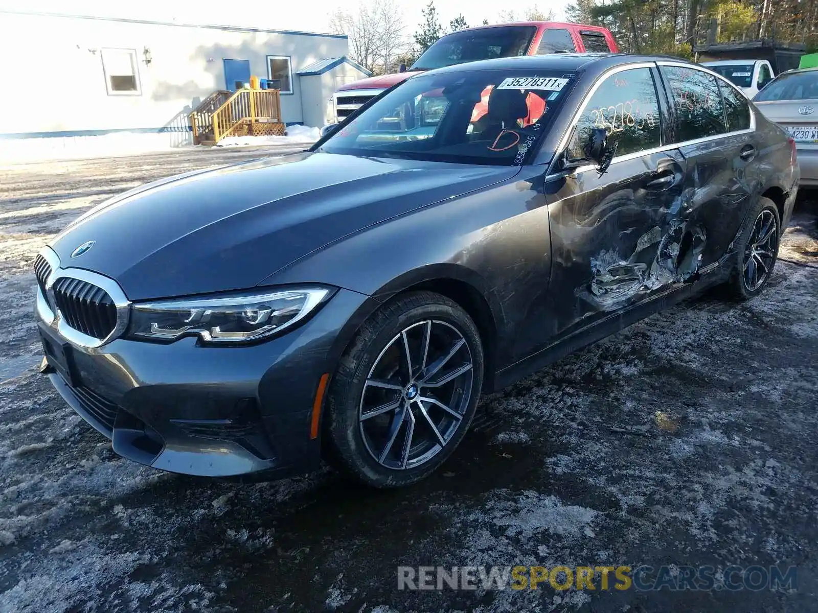 2 Photograph of a damaged car 3MW5R7J07L8B24325 BMW 3 SERIES 2020