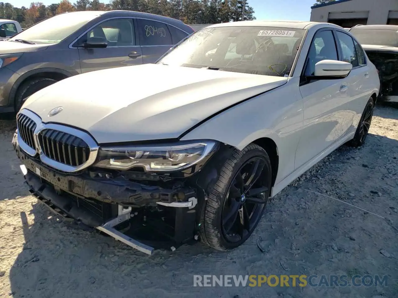 2 Photograph of a damaged car 3MW5R7J07L8B39200 BMW 3 SERIES 2020
